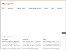Tablet Screenshot of mentissystems.com